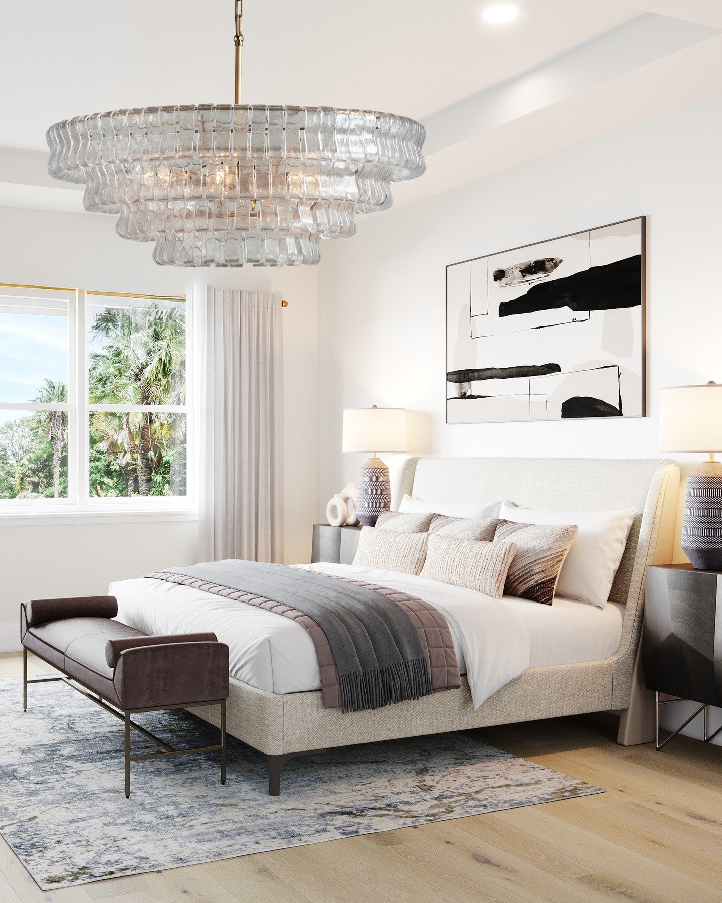 Ghiaccio Round Chandelier