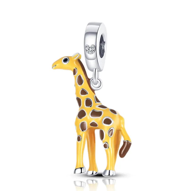 Trivellolab Yellow Giraffe Dangle Charm