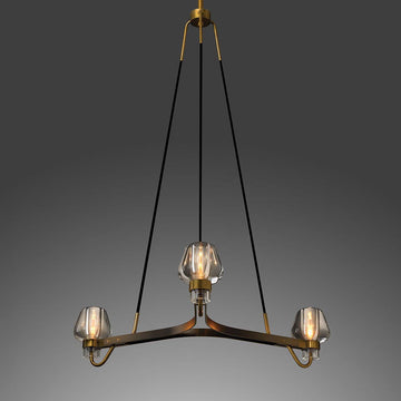 Letitia Crystal Chandelier 3 Light