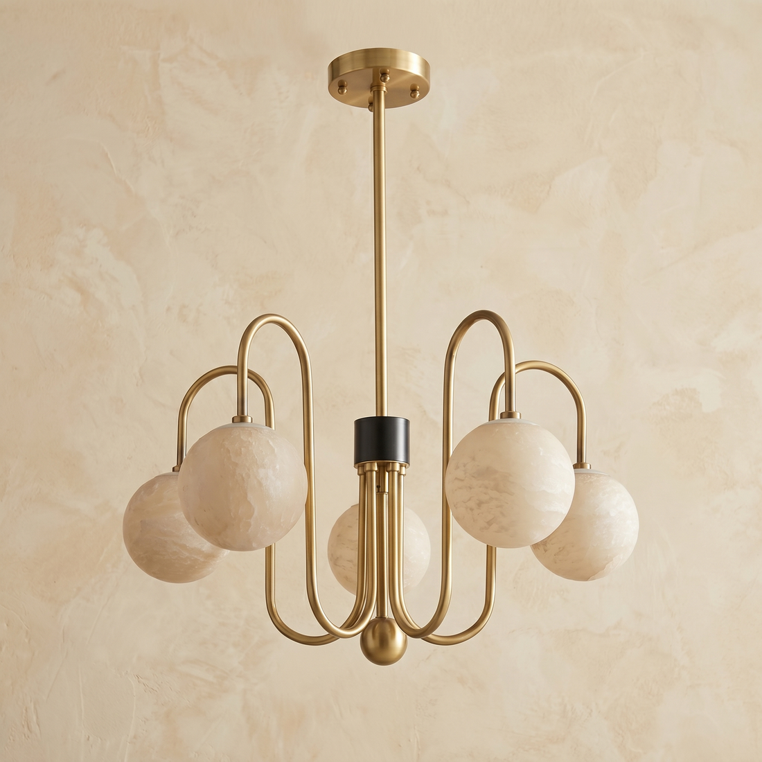 Brass Arc Alabaster Pendant Light — D710 — mra-brass-arc-91058-d710-product