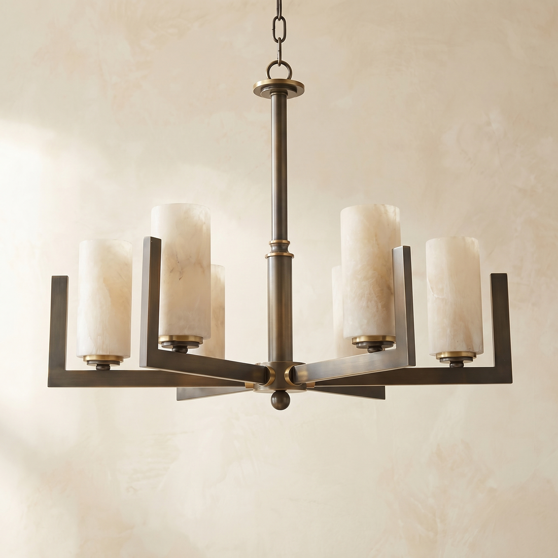 Classic Multi-arm Pendant Alabaster — D650 — mra-classic-multi-arm-pendant-d650-product