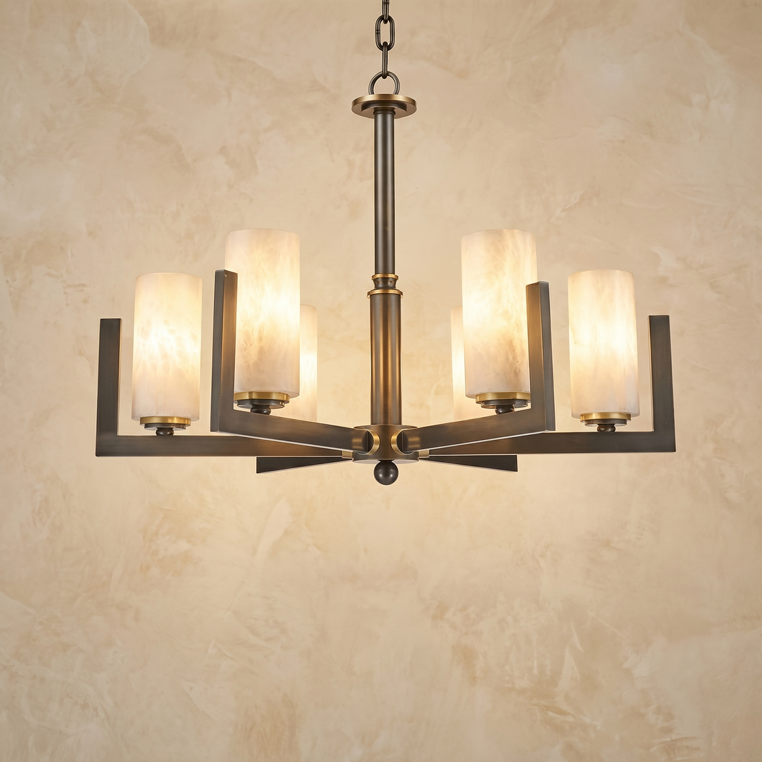 Classic Multi-arm Pendant Alabaster — D650 — mra-classic-multi-arm-pendant-d650-product