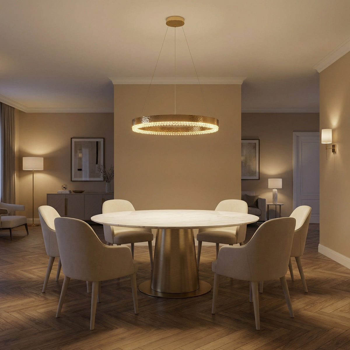 Trivellolab Series Crystal Pendant Light Style G - scene-1