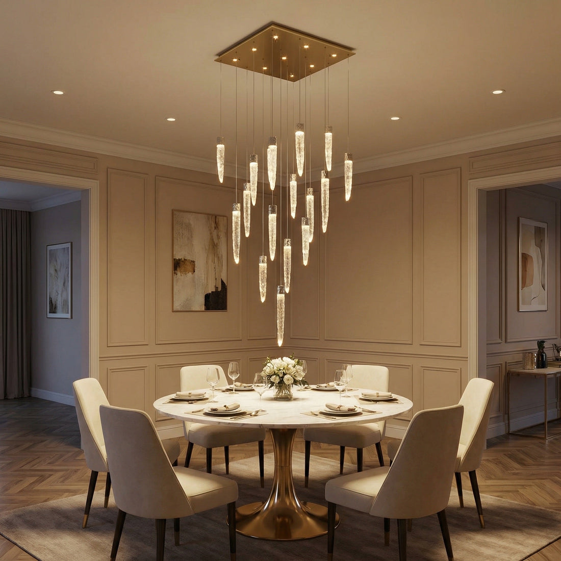 Trivellolab Series Grand Metal Pendant Light - scene-1