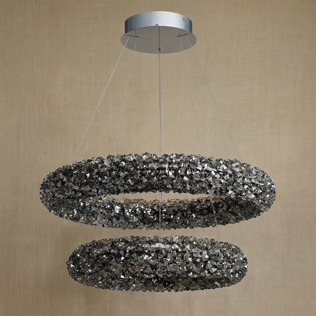 Trivellolab Series Nested Crystal Pendant Light Style F - 31" (Dia 800mm)