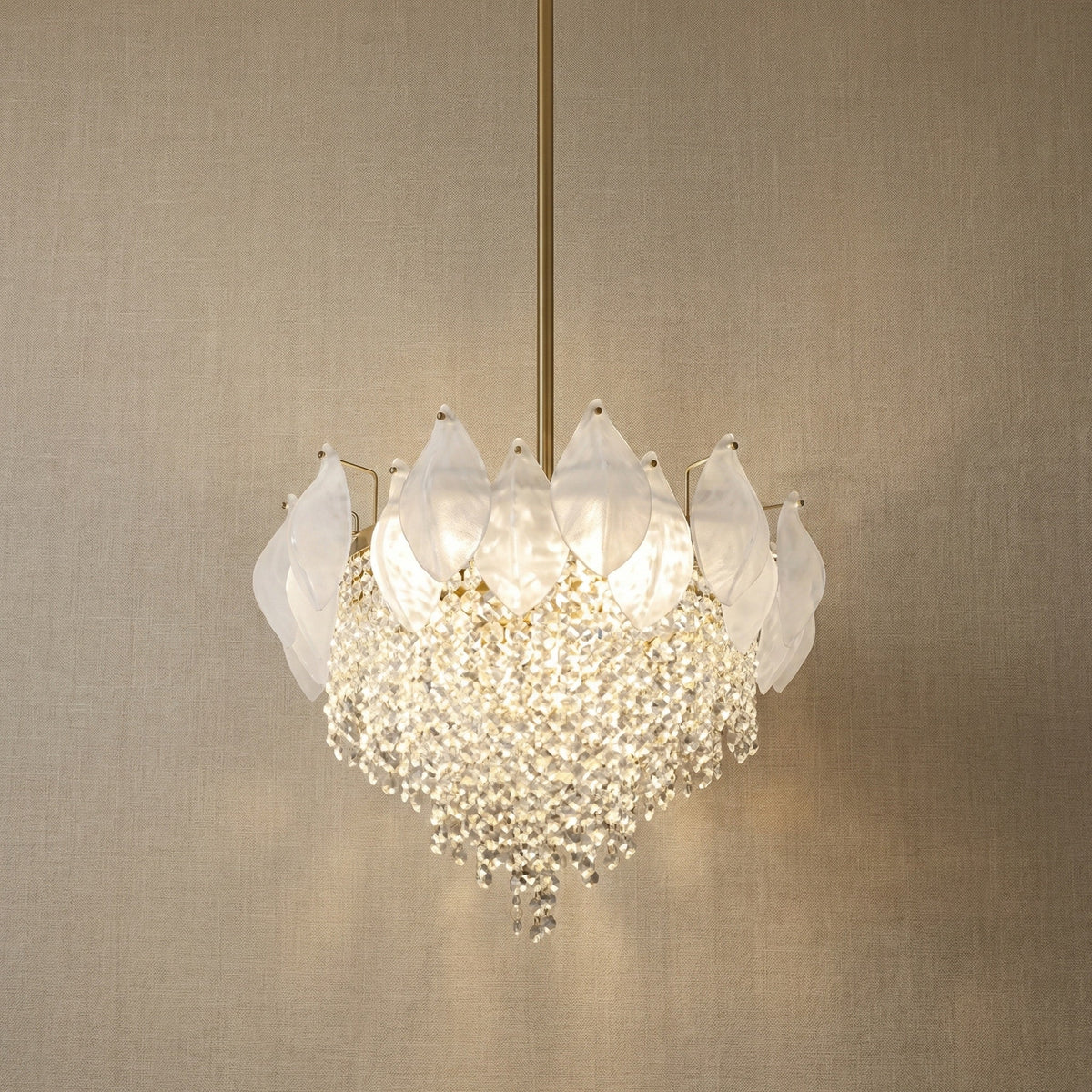 Trivellolab Series Oval Glass Pendant Light 39" Style E - 18" (Dia 450mm)