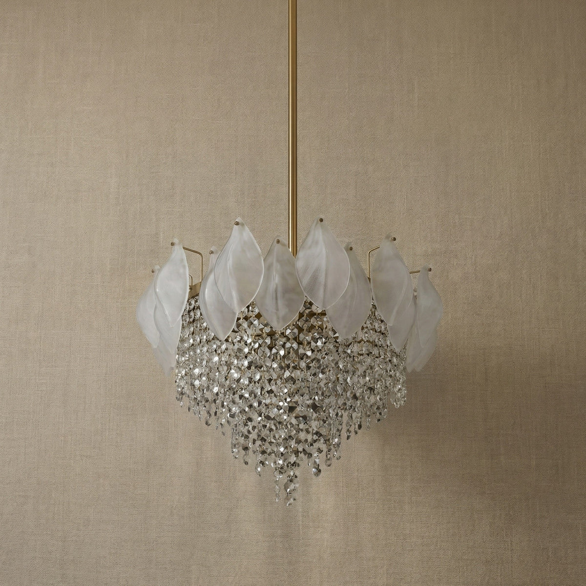 Trivellolab Series Oval Glass Pendant Light 39" Style E - dark