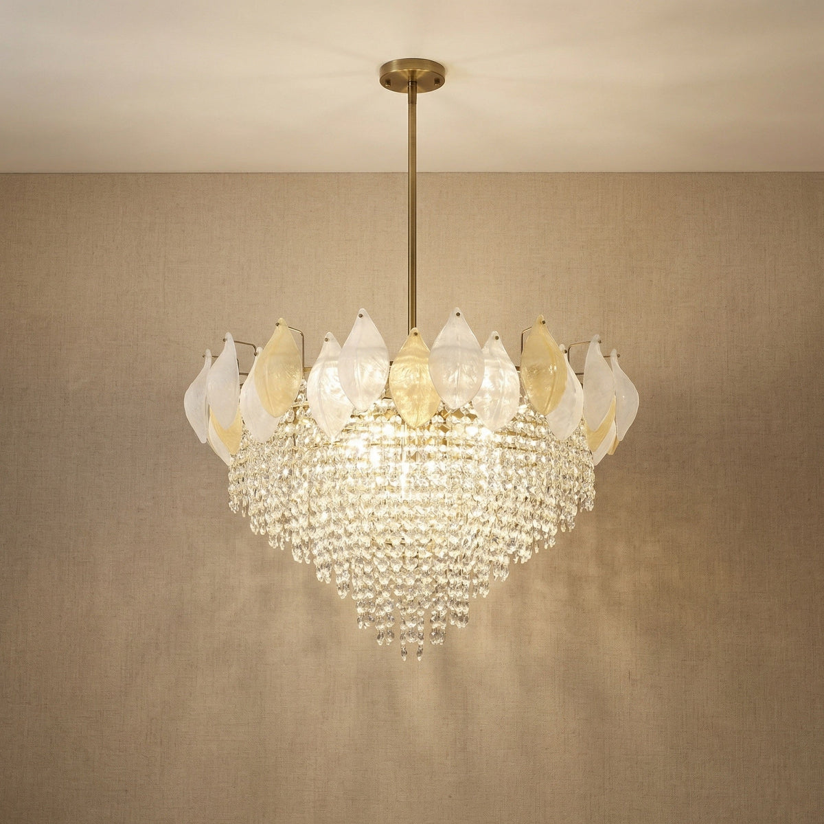 Trivellolab Series Oval Glass Pendant Light 39" Style E - 33" (Dia 850mm)